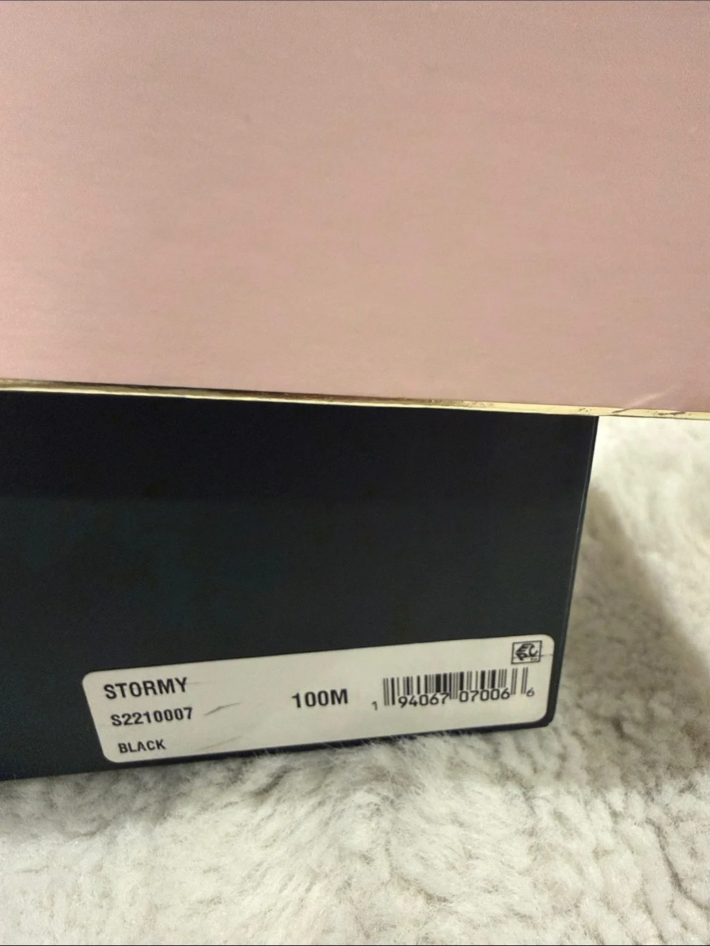 kate spade Black Patent Quilted Fur-Trim Winter Boots with Heart Detail